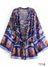 Kimono bohemio Violetta chic para mujer - Vestido morado